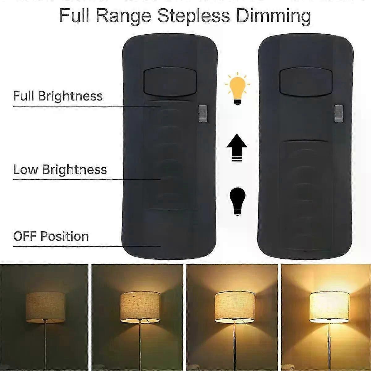 220V Foot Dimmer Switch Foot Operated LED Dimmer Switch Full Range Inline Slide Control Switch Fit For  Floor Lamp / LED LampJAS