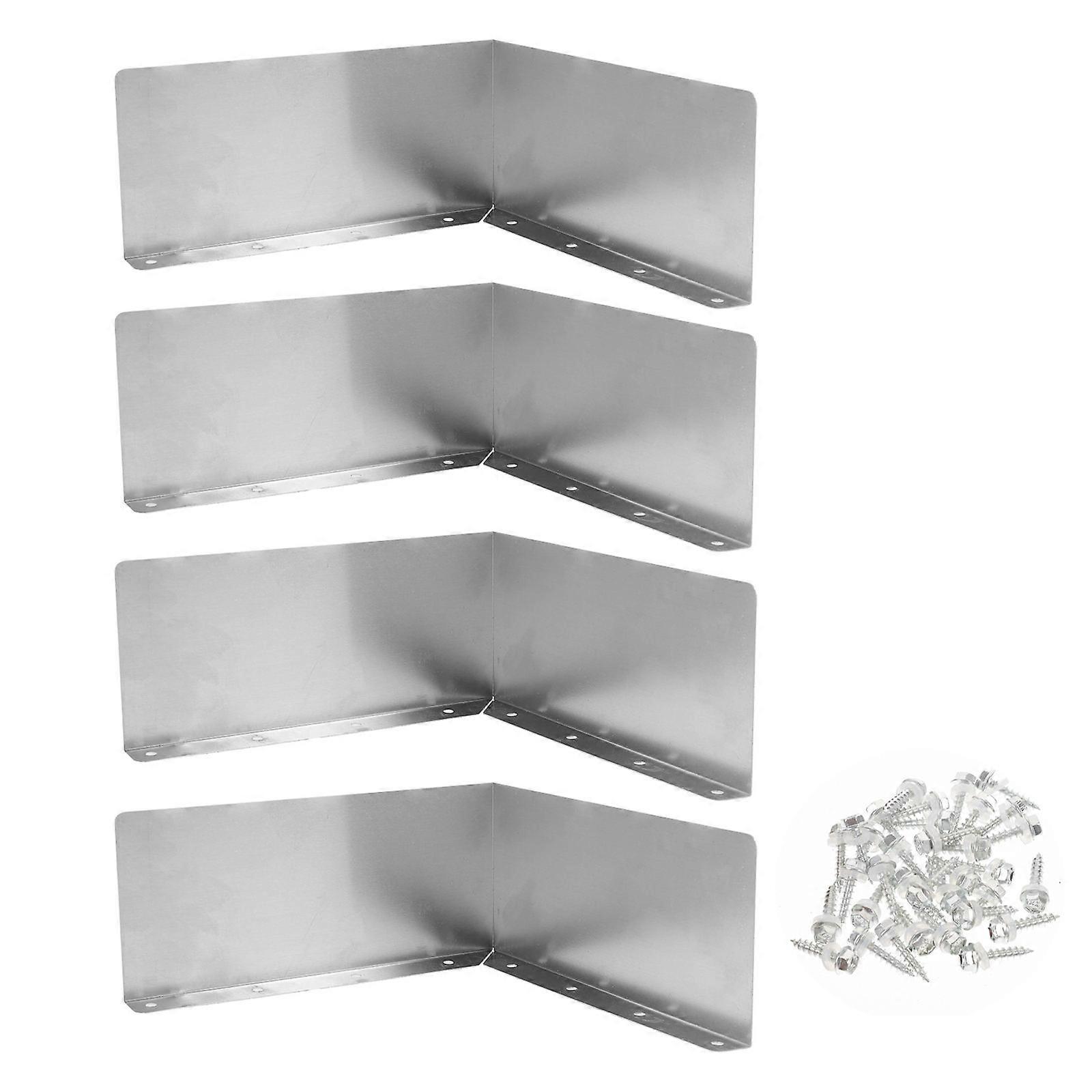 Rain Gutter Diverter Keeps House Dry and Protects Roof Environment for House Roof Corner 4Pcs
