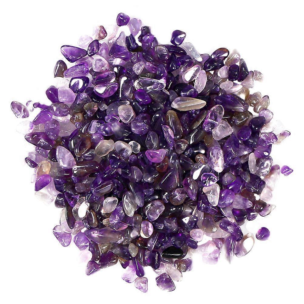 Purple Gravel 200g for Aquarium Decor – Natural Polished Stones for Fish Tanks, Home Living Room and Water Features – Irregular Landscape Accessories