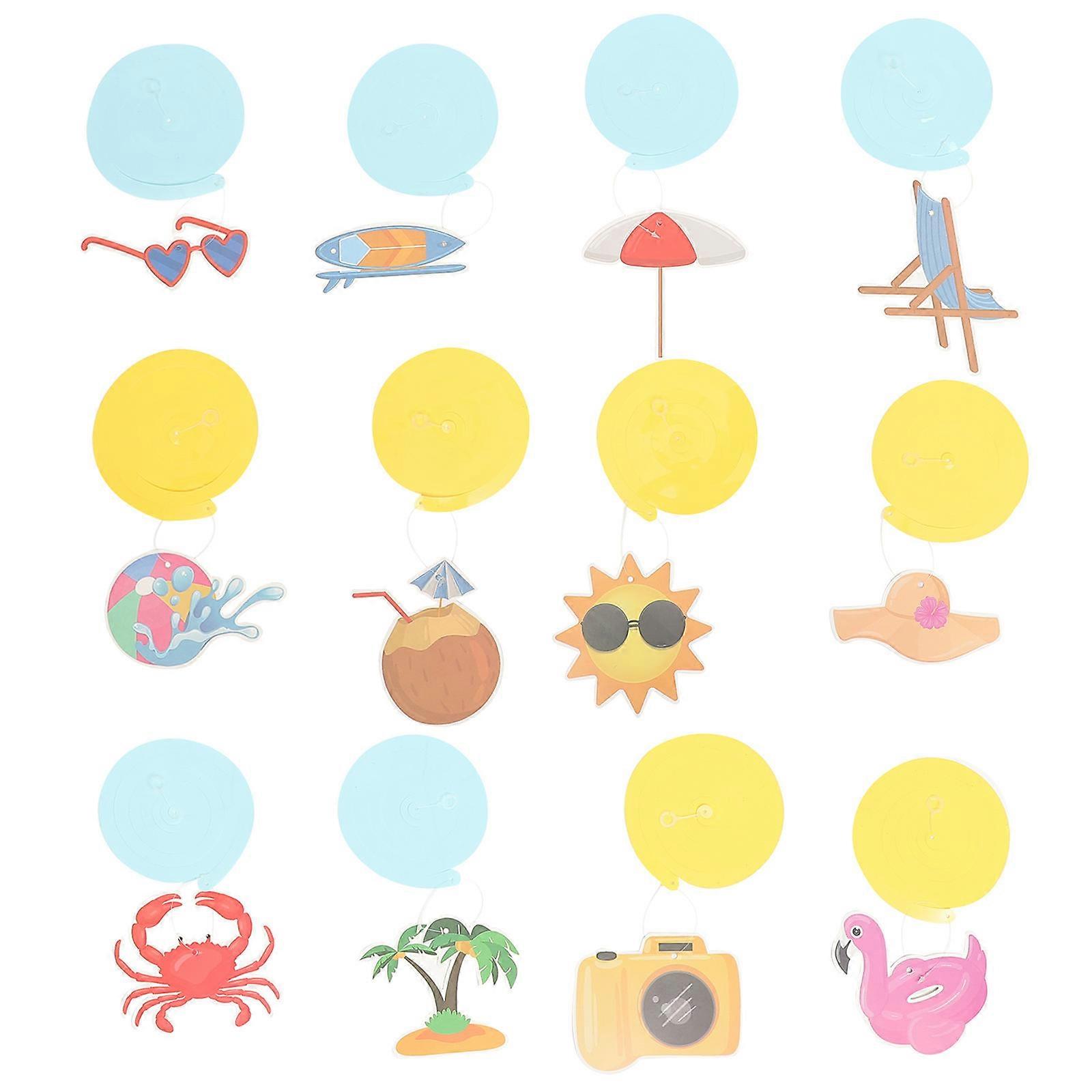 Tropical Themed Hanging Swirls Party Atmosphere Enhancement Assorted Color 1Set