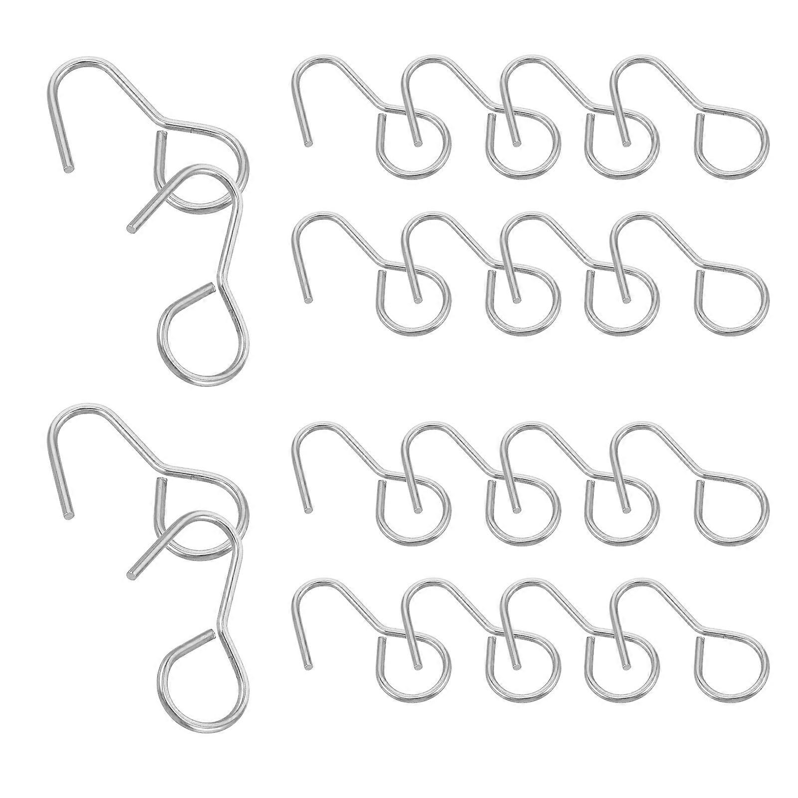 Metal Car Hooks for Warehouse Use Silver Color Robust and Reliable Iron Material 100pcs