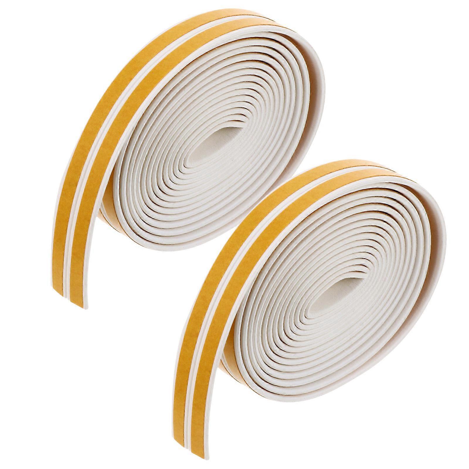 Gasket Seal Tape Soundproof Stripping Synthetic Material For Home Use Prevent Noise 500x2cm Energy Saving 2Pack