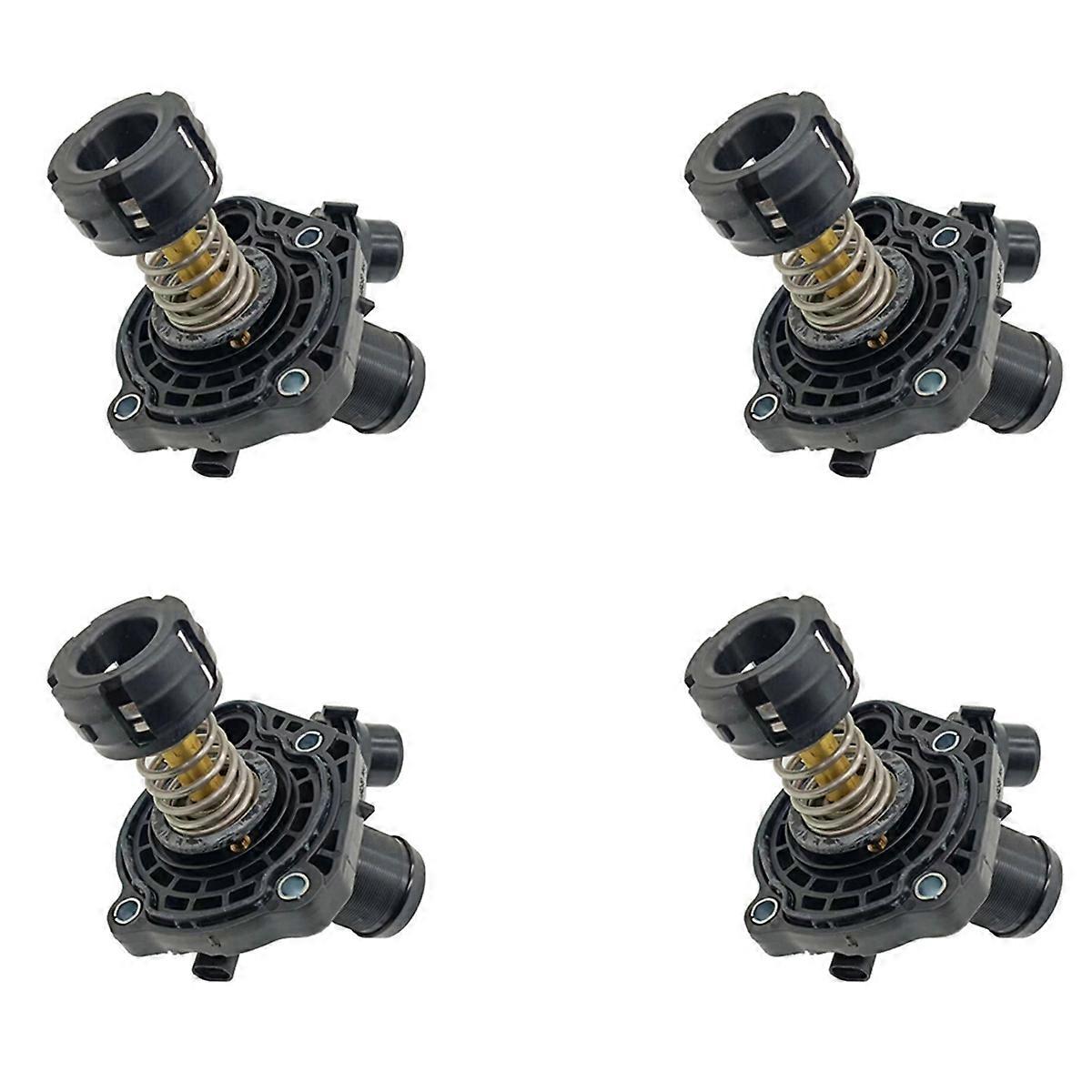 4X Car Engine Coolant Thermostat for F45 X1 X2 Mini 220I 225I B38 B48 11518601366 11518623576