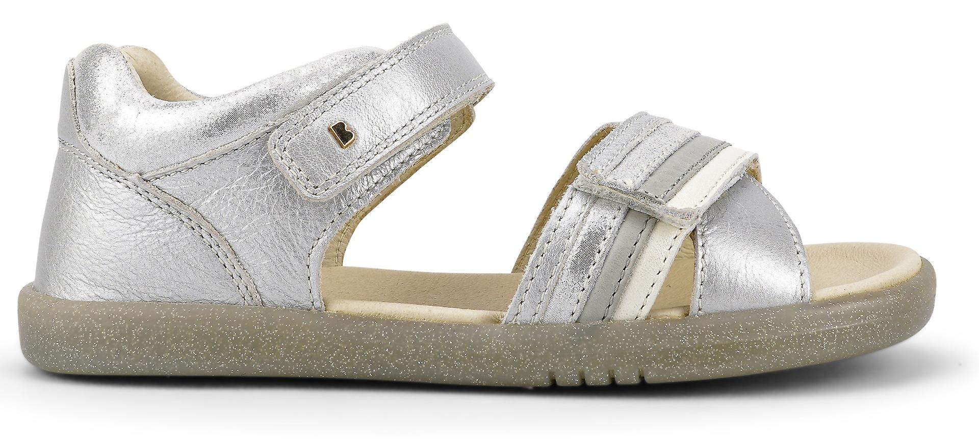 Bobux Kid+ Girls Magic Sandals Silver
