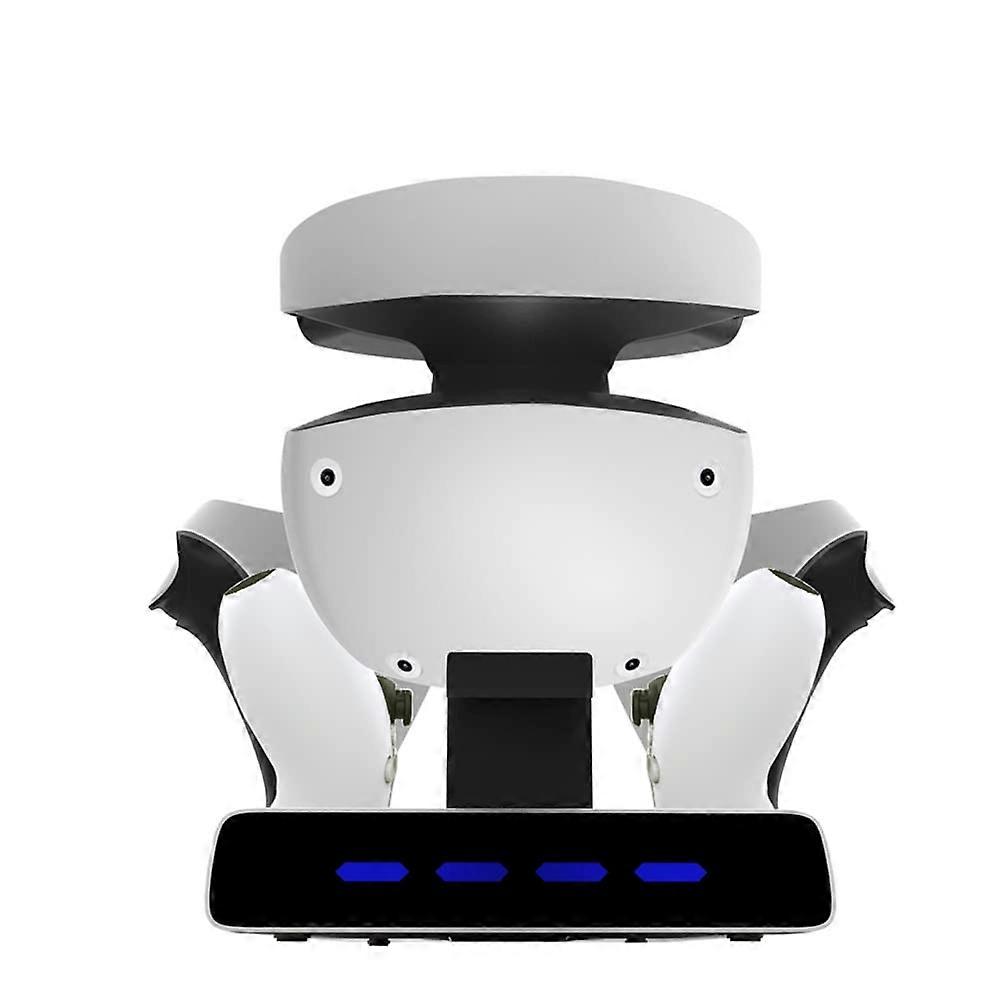 Charging Station Compatible with PS VR2 & PS5 Controllers, VR Headset Holder Storage Stand