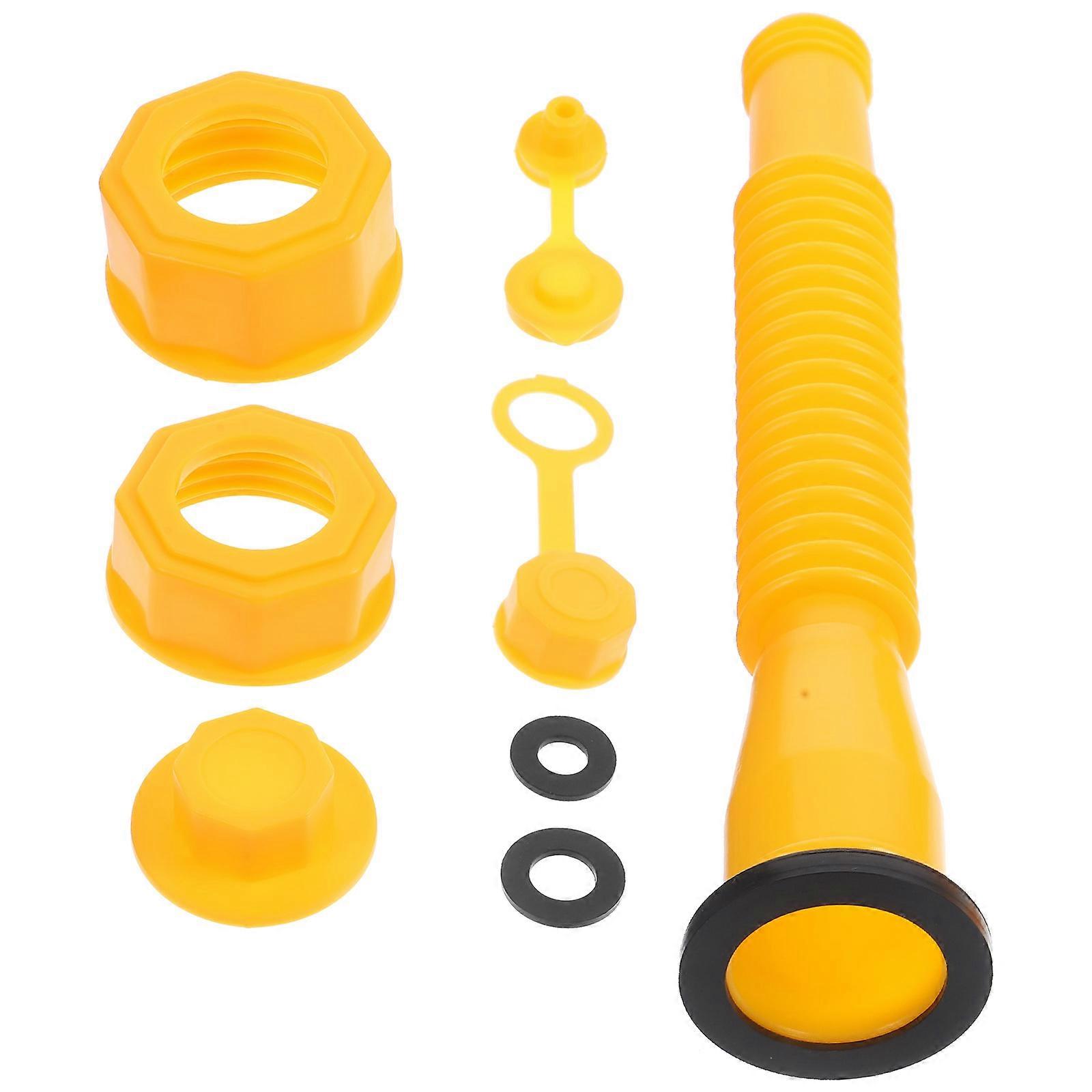Gas Tank Adapters Flexible Spout For Vehicle Refueling 4X2.8X20.5Cm Fast Flowing Durable Design 1 Set