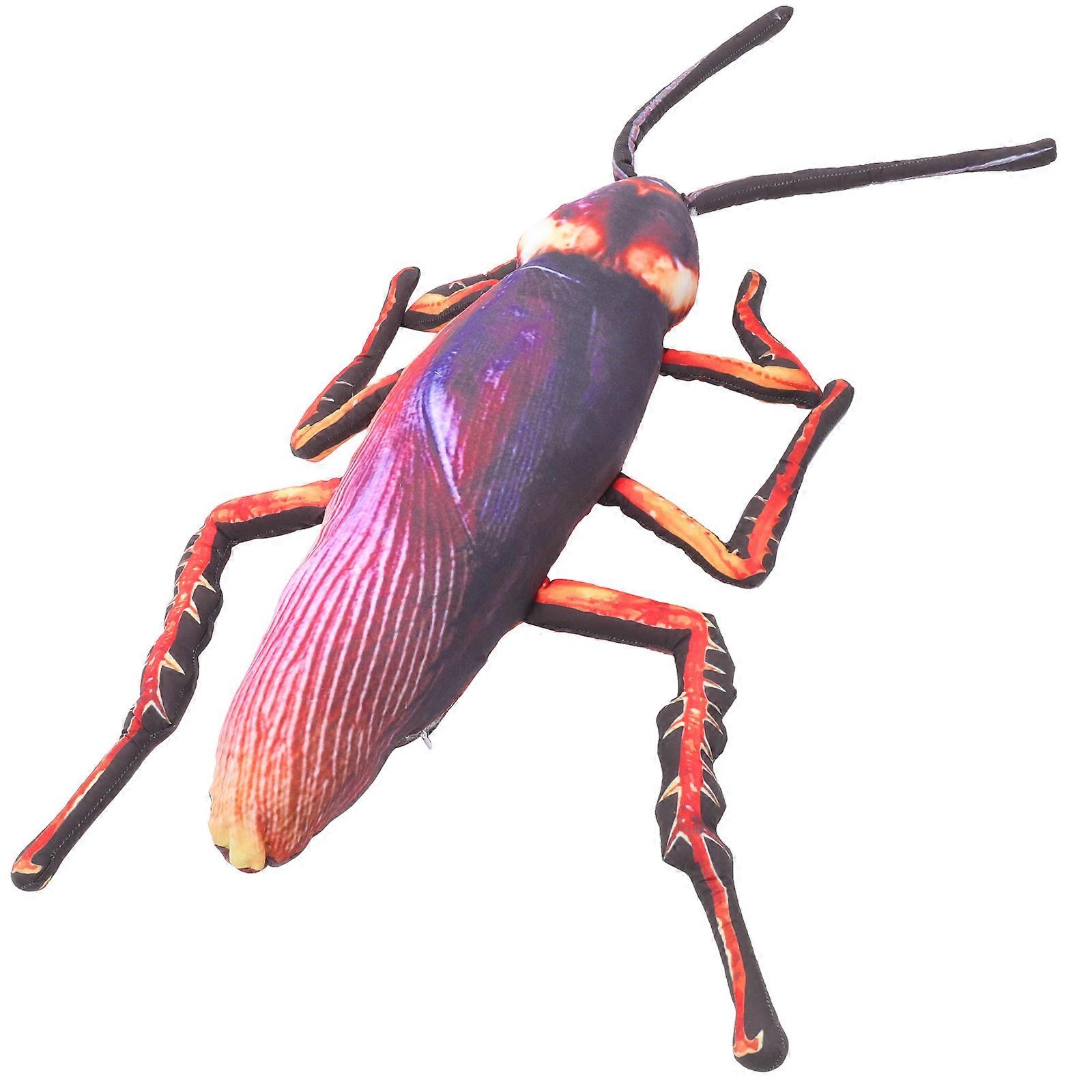 Giant Plush Roach Simulation Model For Stress Relief And Party Game Fun Brown 3D Design 1Pack