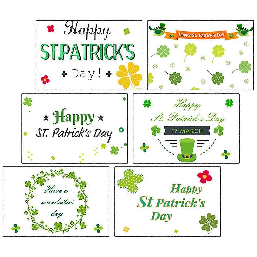 1 Set of Greeting Cards with Envelopes for St Patrick's Day Supplies