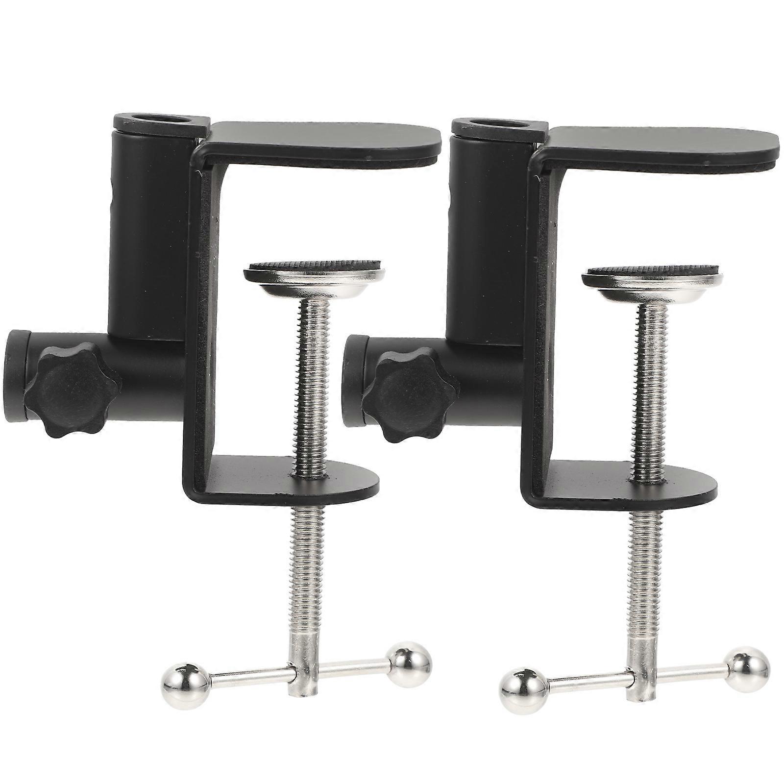 Mounting Table Mount C Clamp Rubber Protective Bedpost Installation 3.93X3.54X1.77In Rust-Resistant 2Pcs