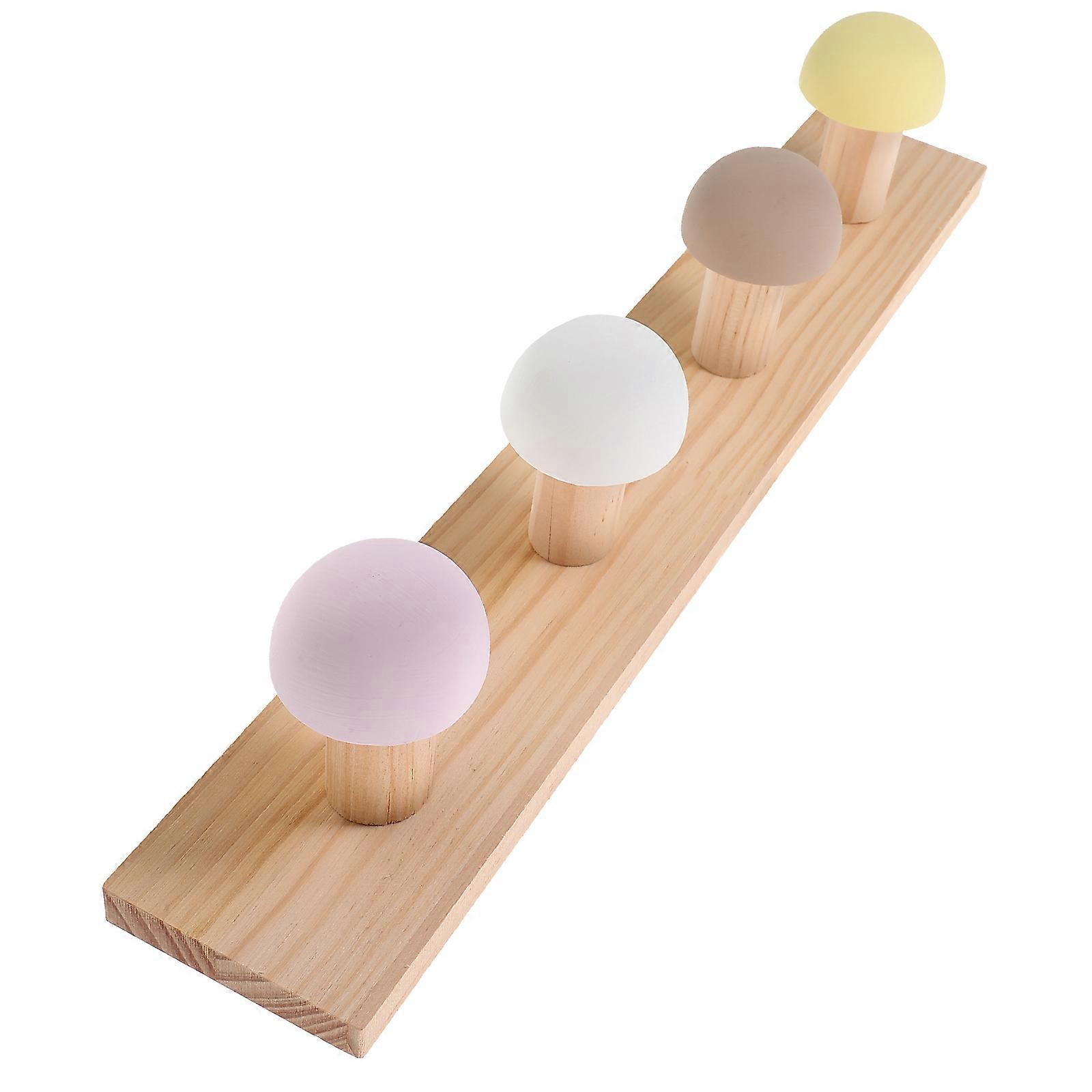 Wood Wall Hooks for Home Use Heavy Duty Multi Hemisphere Decorate 1 Set
