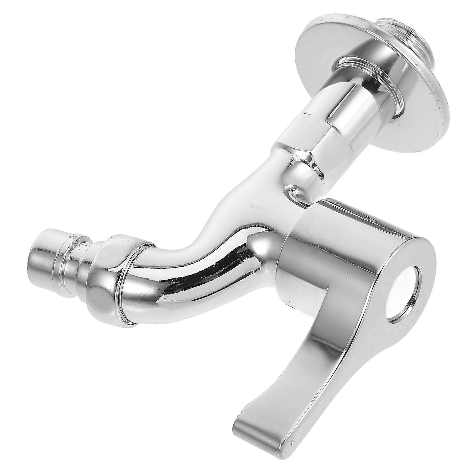 Single Handle Cold Water Faucet Wall Mounted Tap for Washing Machine Laundry Room Bathroom Garden 1 Set