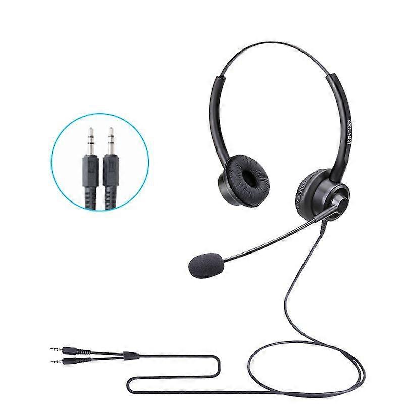 VT200D Operator Headset ,Spec: PC Double Plug PC Double Plug