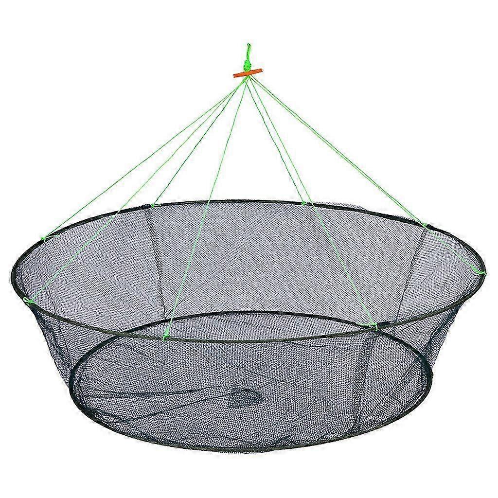 Large Foldable Drop Net Fishing Landing Net Prawn Bait Crab Shrimp