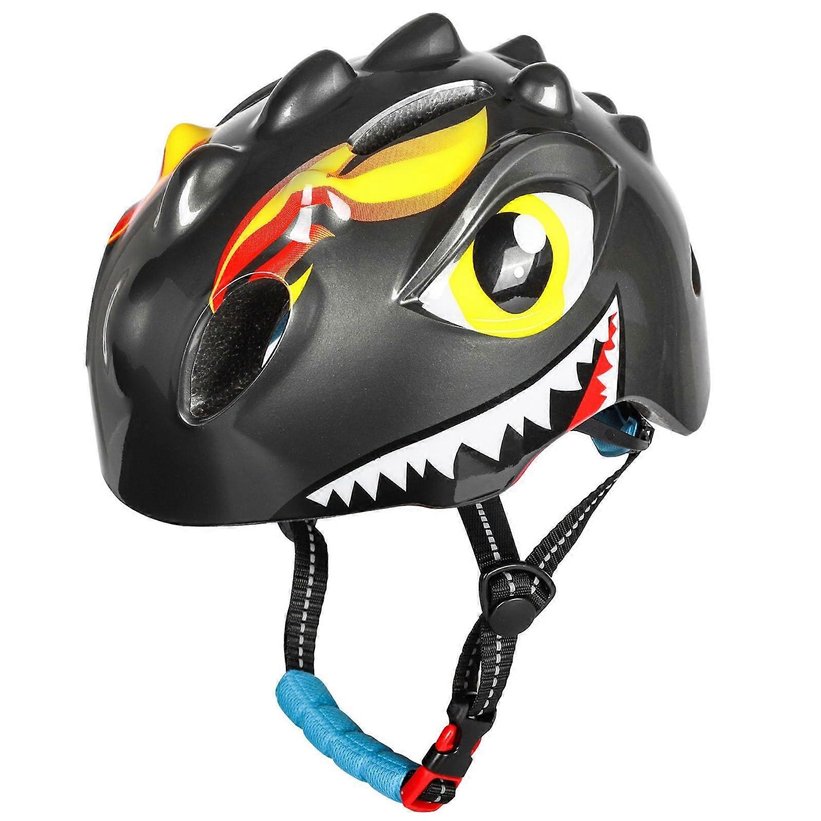 Children's Bicycle Helmet with Cute 3D Cartoon Design, Adjustable S5054 cm