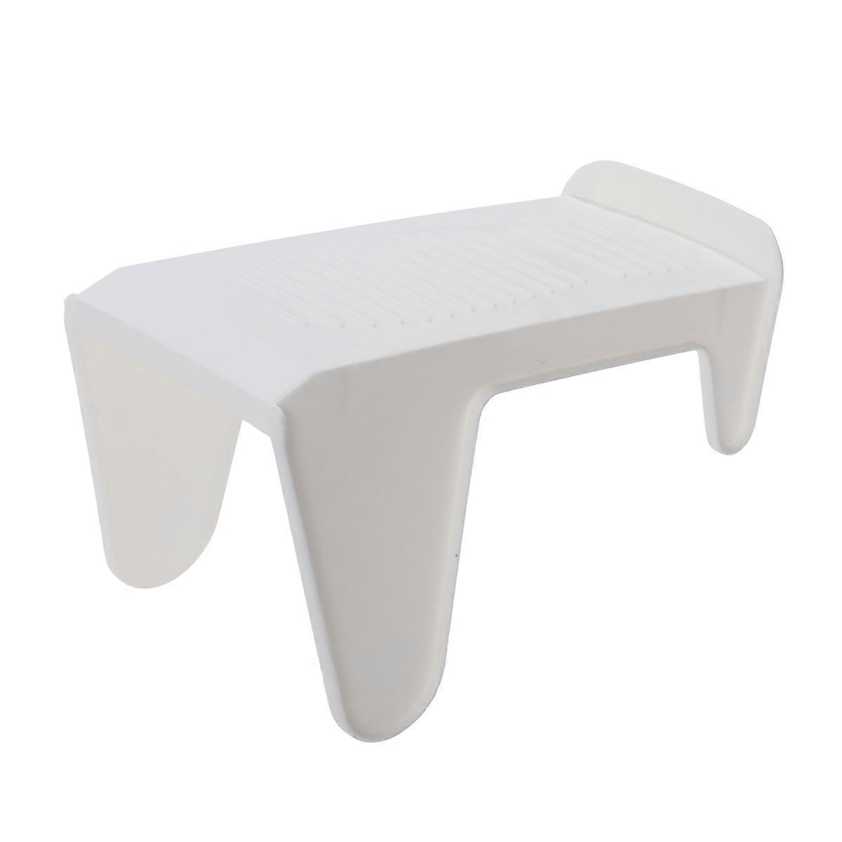 Minimalist White Shoe Rack For Office Workers Shoe Organization 1Pack