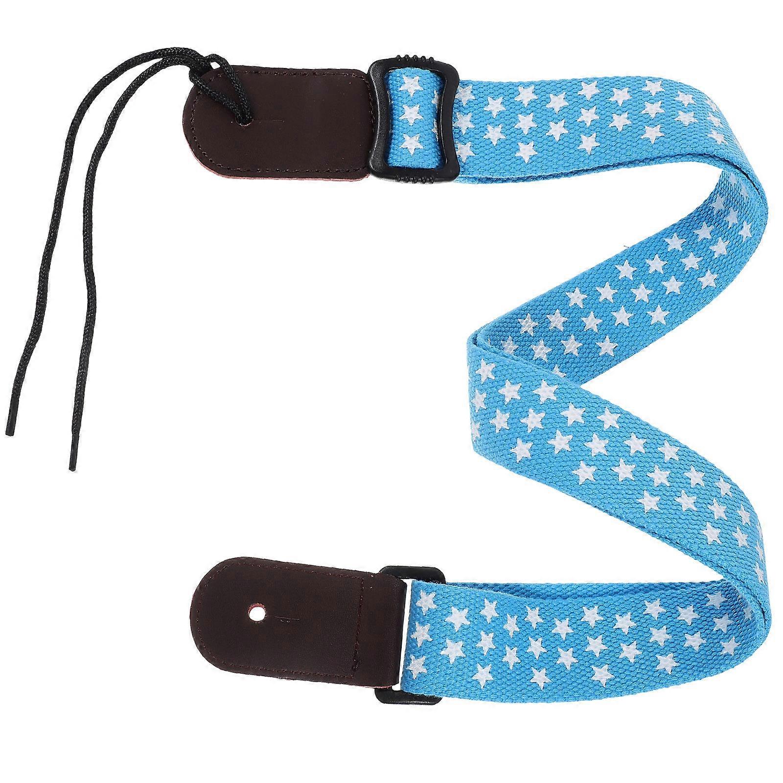 Head Ukulele Strap For Musical Instrument Parts Accessories 49.2X1.6X0.1In Light Green Secure Locking 1Pack