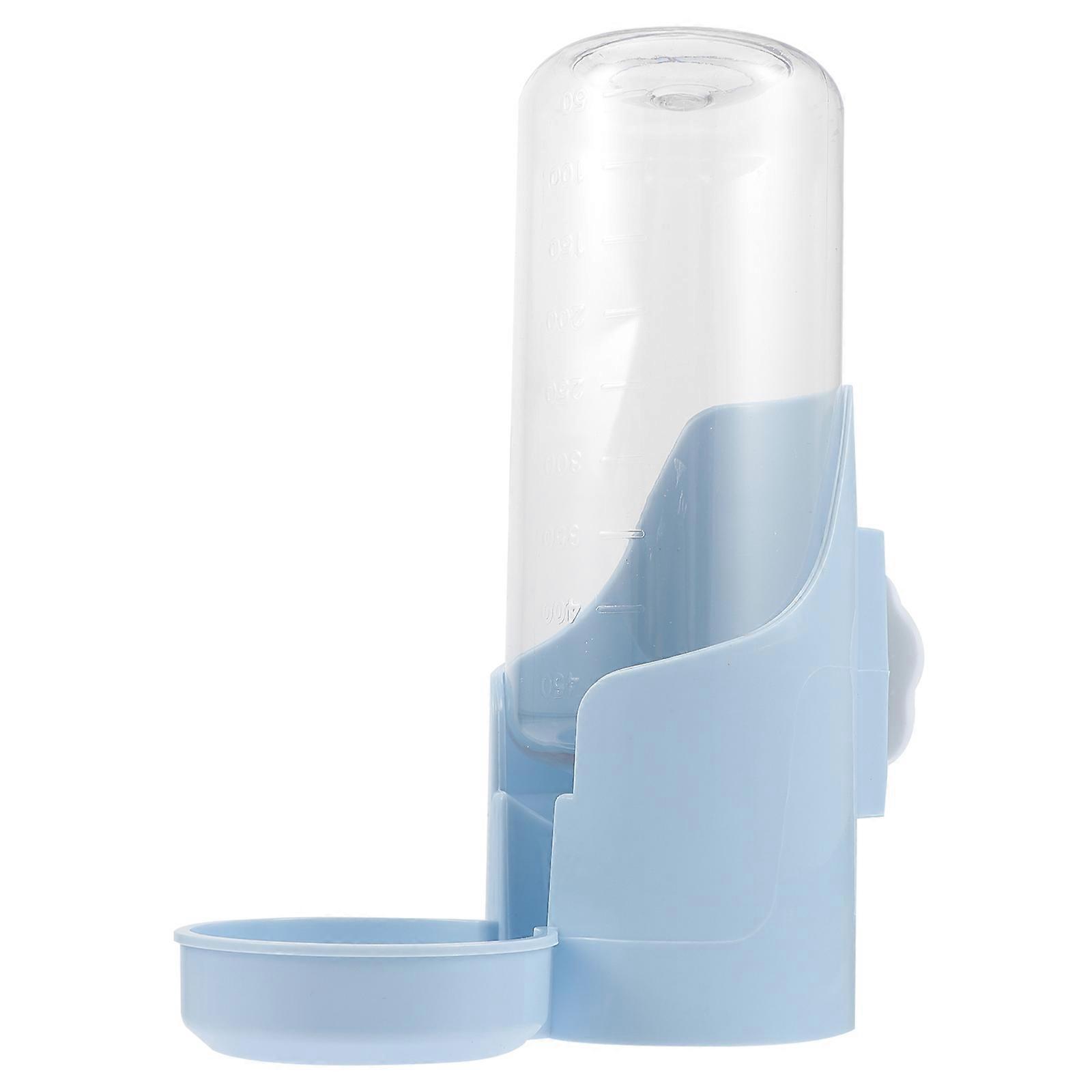 Hanging Design Automatic Bird Feeder For Pet Bird Suitable For Cage Use 14.5X7.5X19CM Blue 1Set