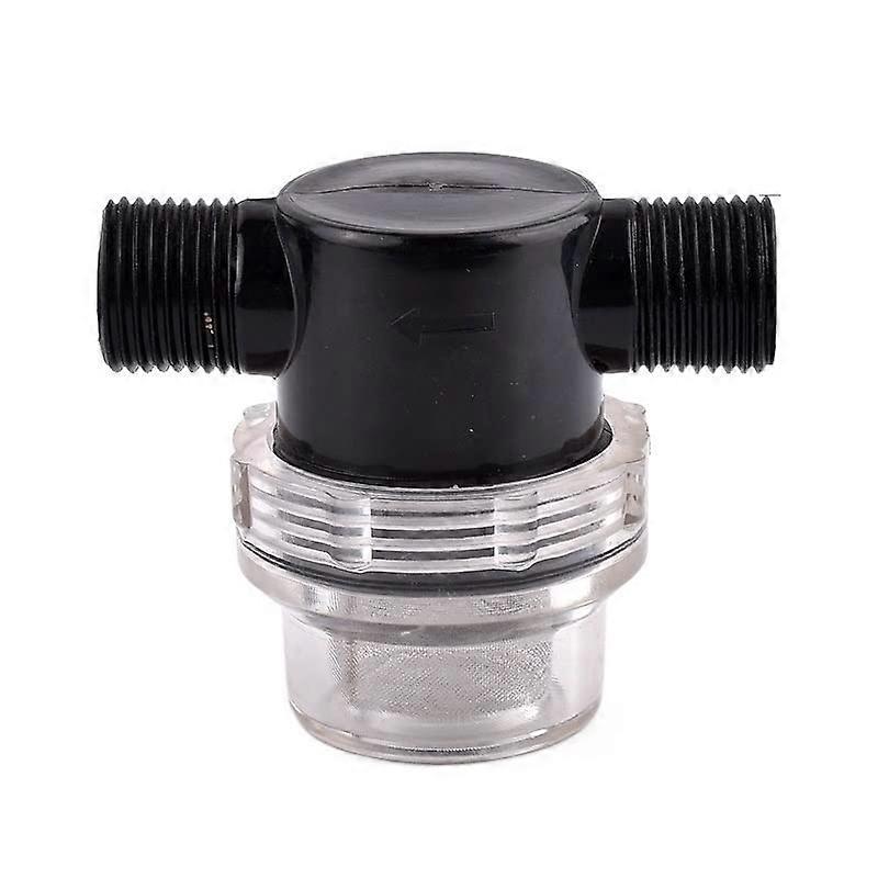 3/8 1/2 Inch INCI Garden Irrigation High Flow Filter, Compatible with Aquarium Pump and Hose, 1 Piece
