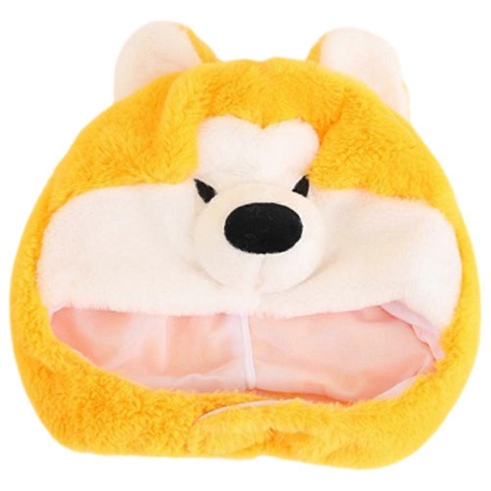 Plush Dog Headdress For Performance Events 15.7X13X2In 1Pcs