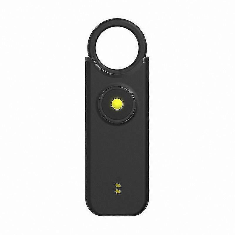 Portable Safety Alarm with LED Strobe Light, 130dB Loud Siren for Personal Security, Compact and Rechargeable Protection Solution