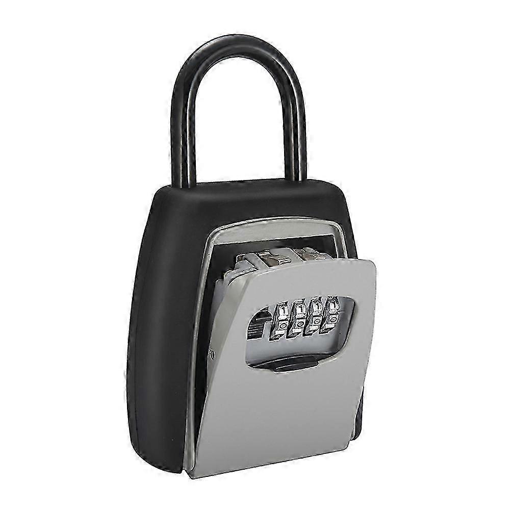 Portable Wall Mount Key Safe Box with Lock for Secure Key Storage