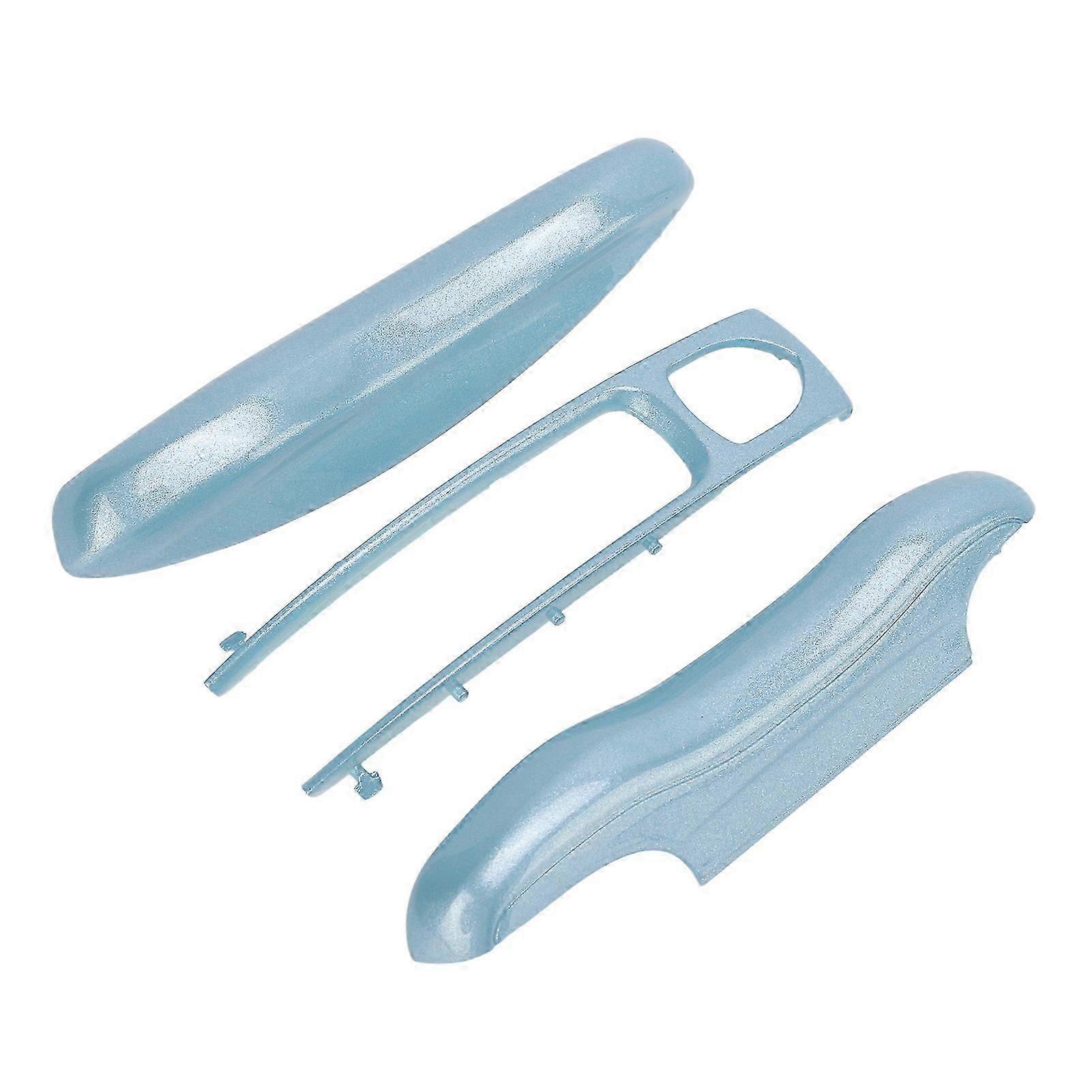 Car Remote Control Key Protective Cover 3 Parts Replacement for Cayenne Panamera 911 TaycanIce Blue