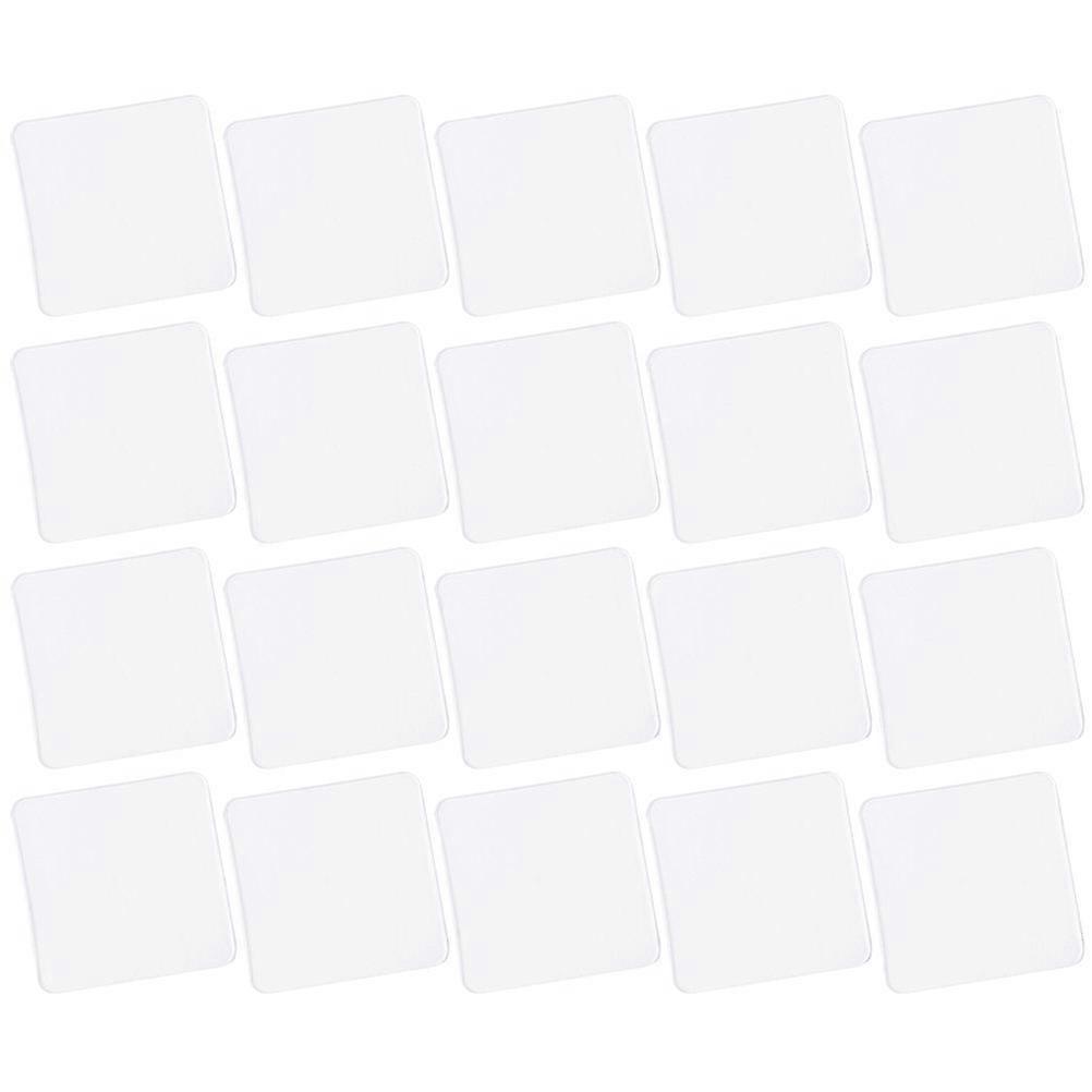 Double Sided Stickers for Home Use Transparent Adhesive Tape 20 Pcs Safe Environmental Friendly