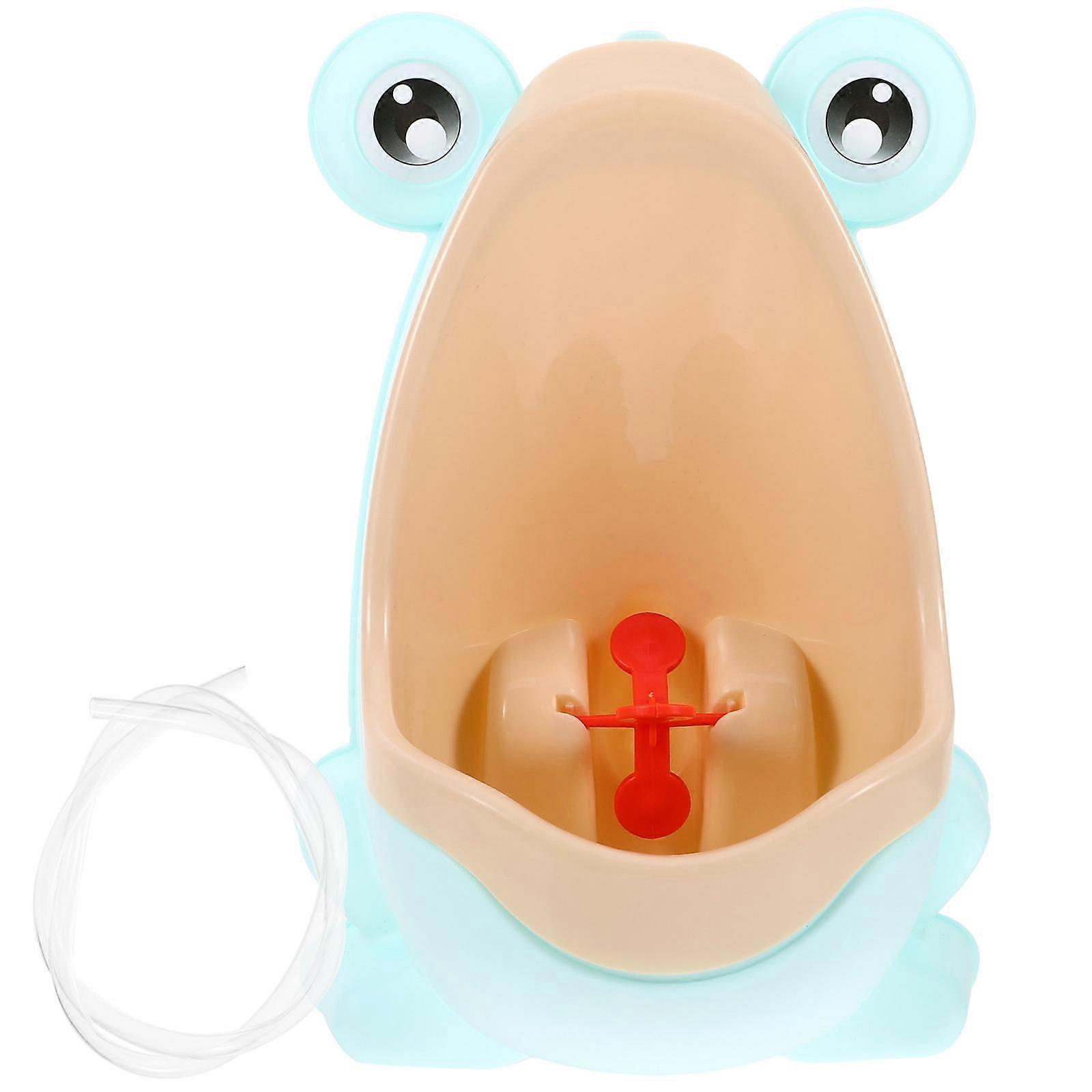 1pc Children's Cartoon Standing Potty Urinal for Boys Pee Training (Light Green)