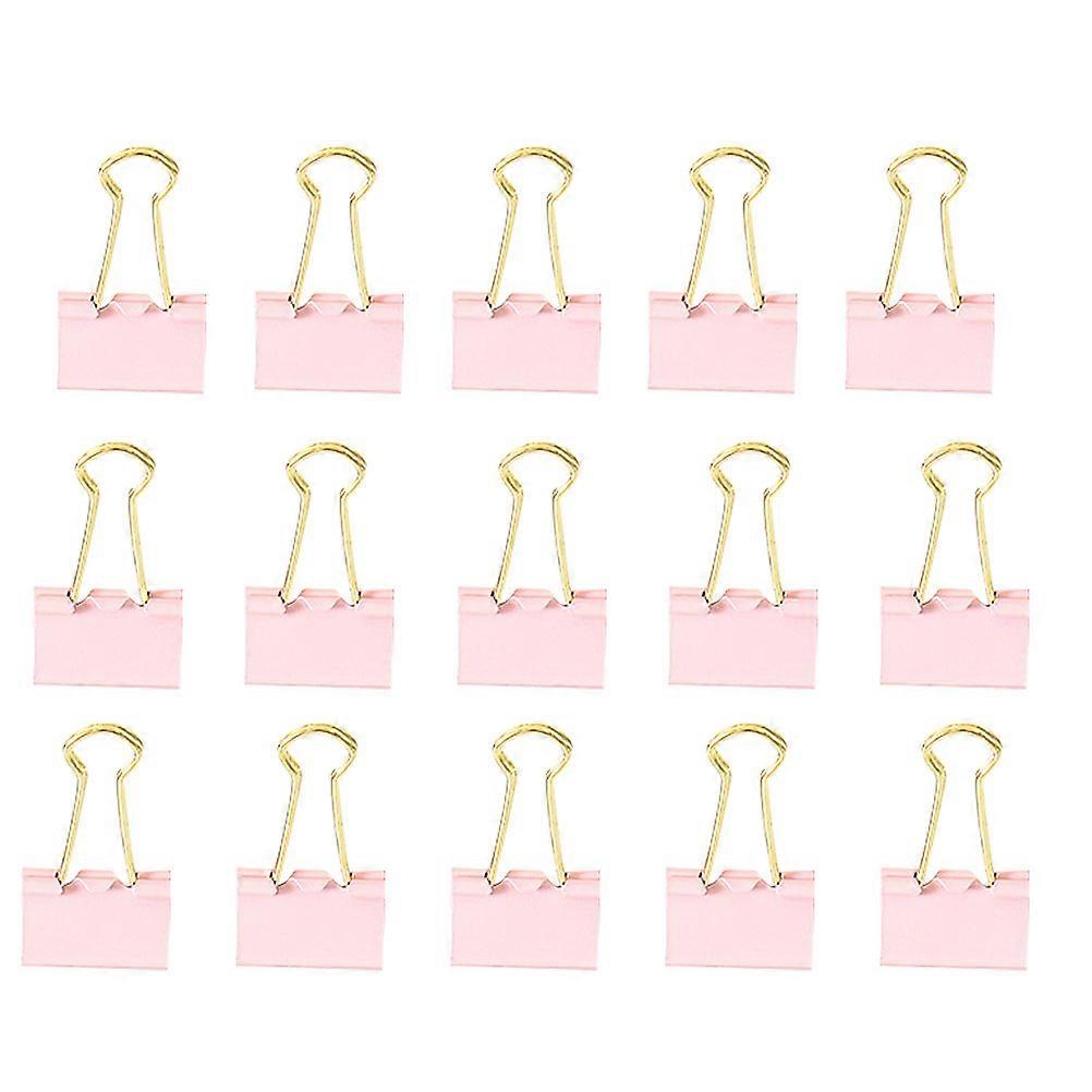 Metal Binder Clips For Paper Management In Home Use With Long Tail Style 15Pcs