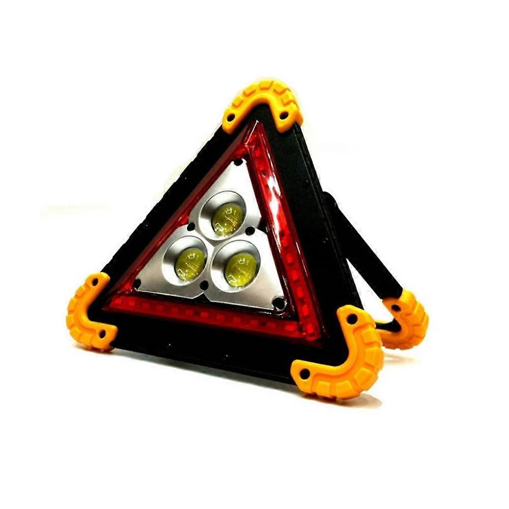 מנורת אזהרה Strobe לרכב חירום צהוב קוב משולש אור 1 יחידות