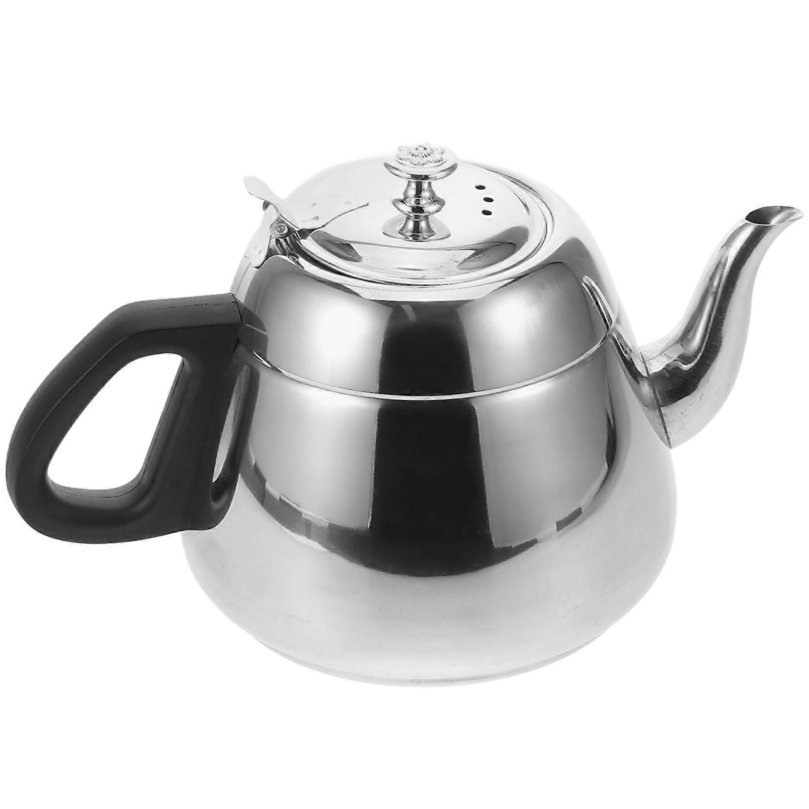 Thickened Stainless Steel Tea Kettle Whistling Design For Household Needs 2L Induction Compatible Effective 1Pcs