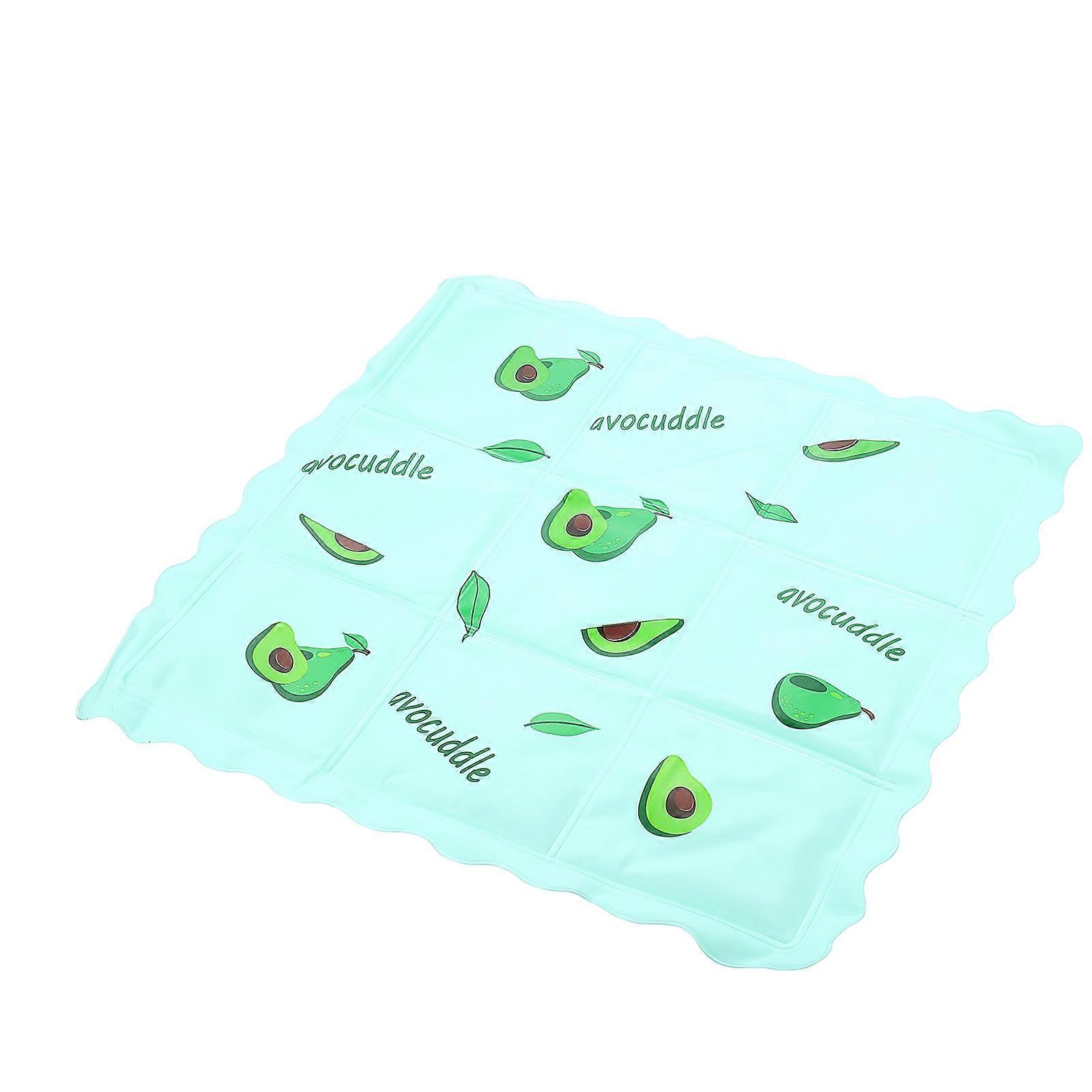 Cooling Seat Cushion Cartoon Design Mat For Offices Summer Use 35.5x35.5cm 1Pack