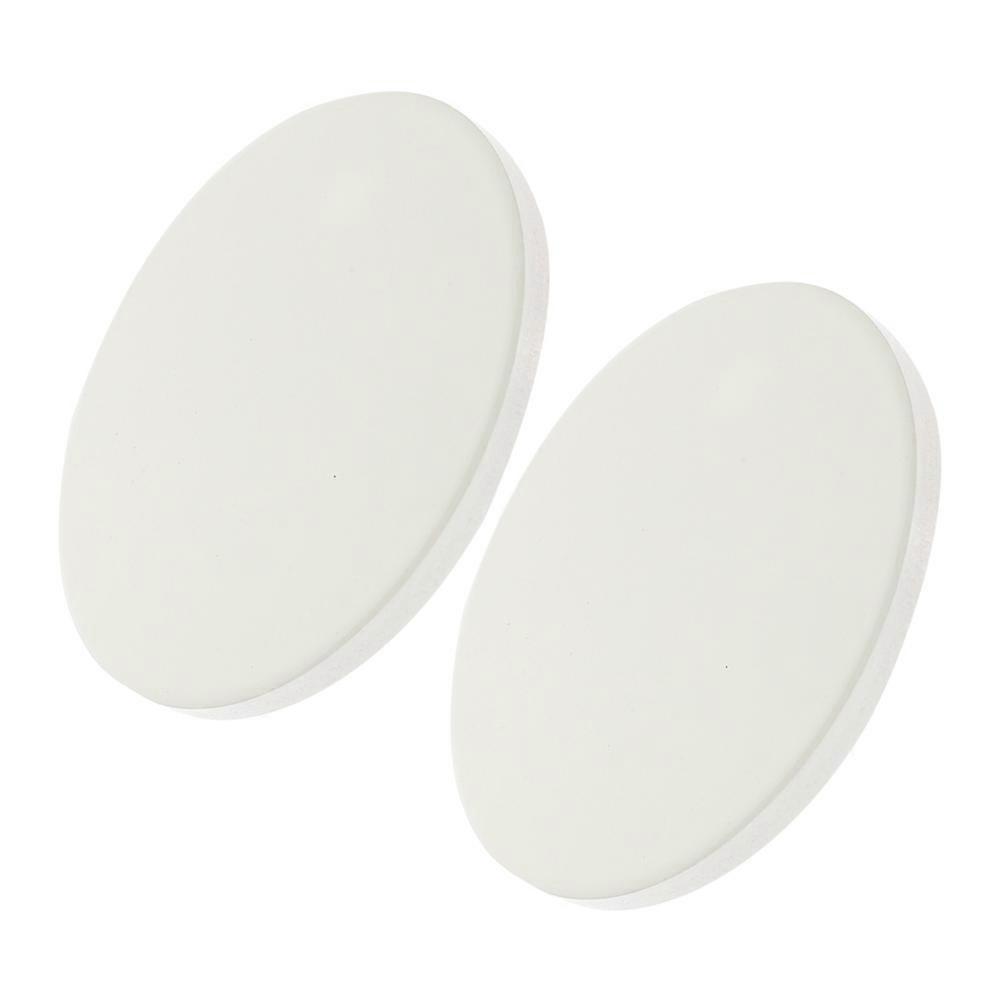 DIY Blank Coasters with Non-Slip Bottom for Home Use 2pcs Heat Transfer Safe Smooth Surface