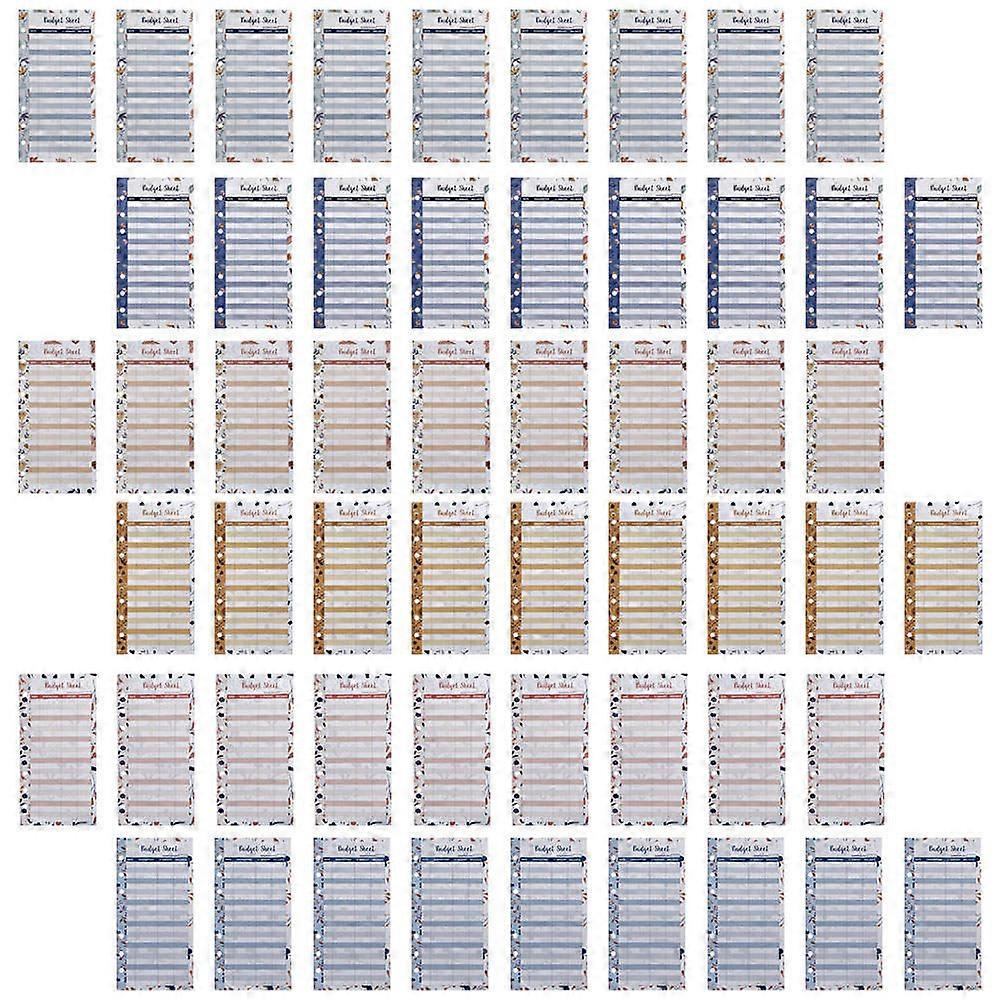 Budget Sheet 100 Sheets Budgeting Supplies Great For Home Office Use Developing Good Habits Multi Color