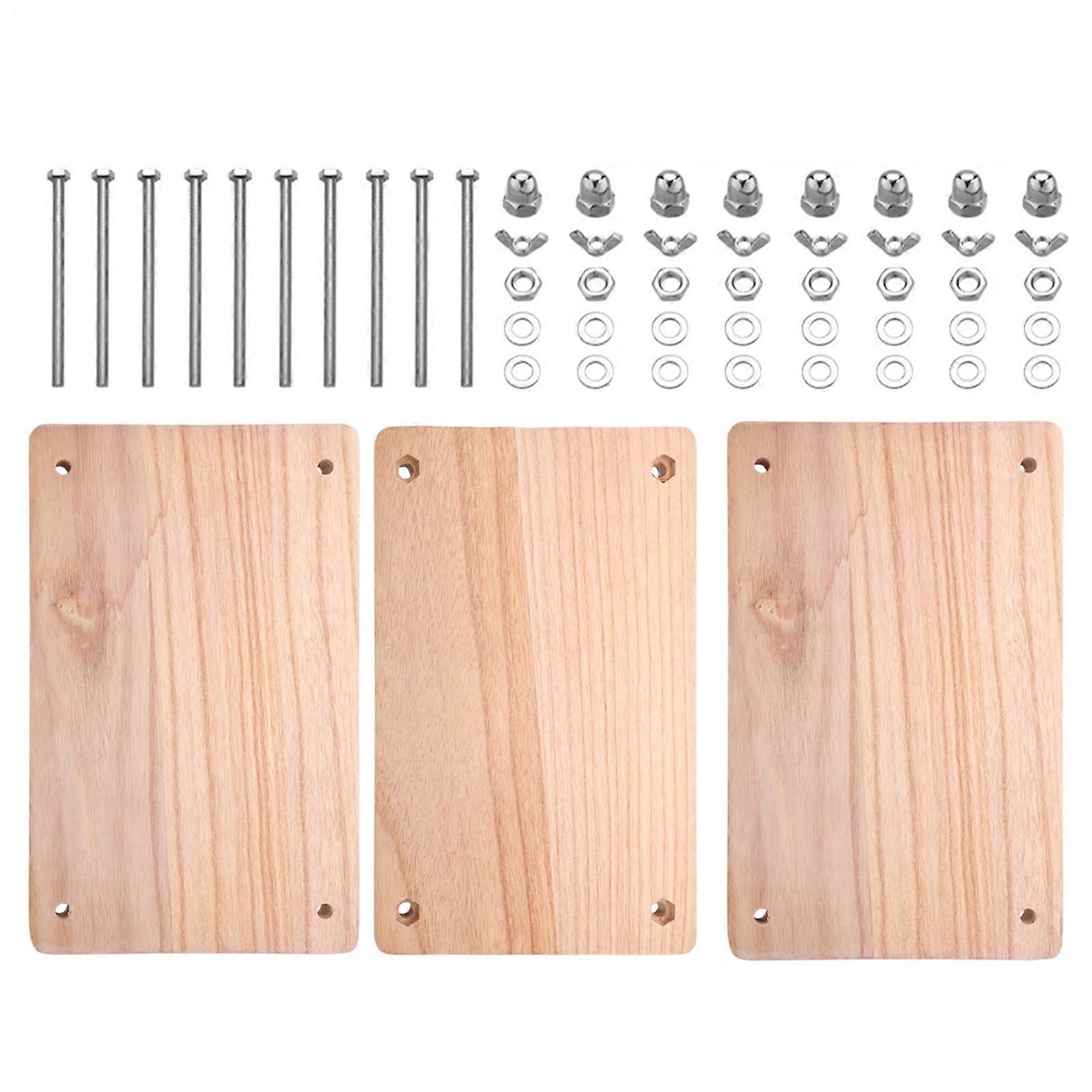 Book Binding Press, Book Press Bookbinding  Wooden Book Binding Set  Portable Bookbinding Kit for Students, Teachers, or Craft Lovers