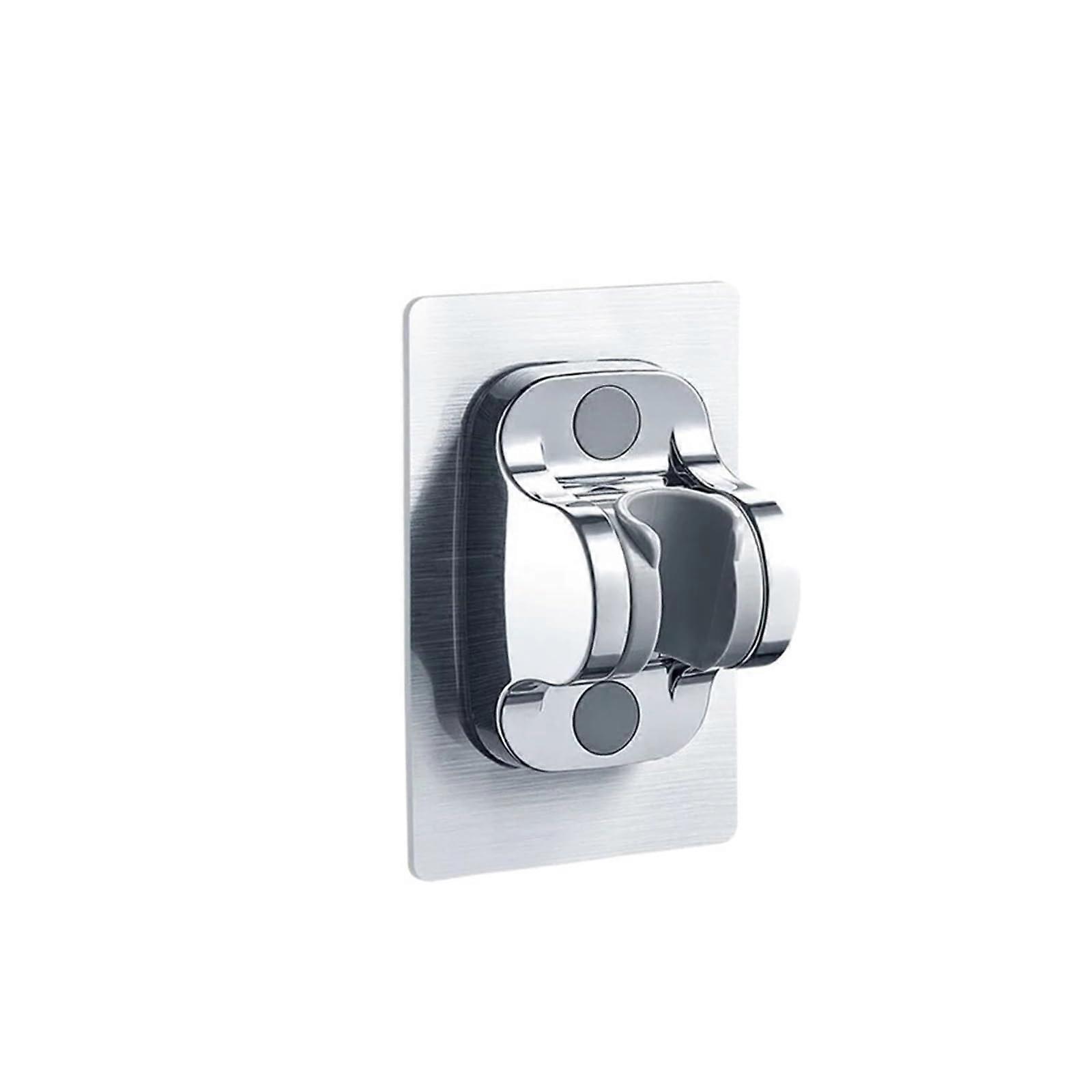 High Pressure Shower Head Water Saving 5 Modes Adjustable Handheld Bathroom Shower Accessories with Silver Holder