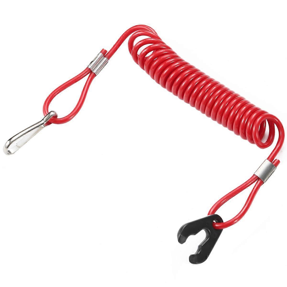 Boat Engine Emergency Stop Switch Key Lanyard Cord for Honda Tohatsu Yamaha PWC Jetskis Type 1-1, Safety Engine Stop System