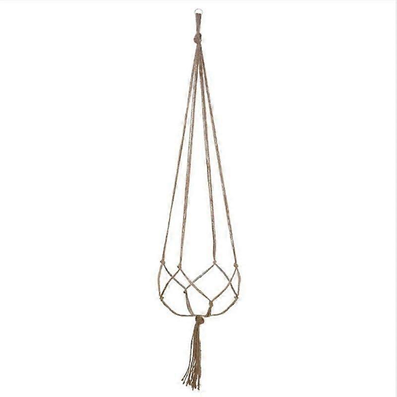 Assorted Macrame Plant Hangers - 5-Pack Bohemian Rope Pot Holders