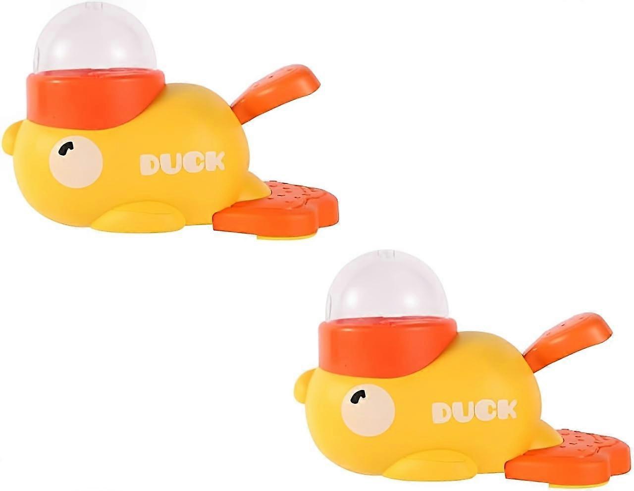 Interactive Dog Food Puzzle Duck Shaped Dispensing Toy, Slow Feeder And Treat Toy For Small And Medium Dogs, Two-Pack