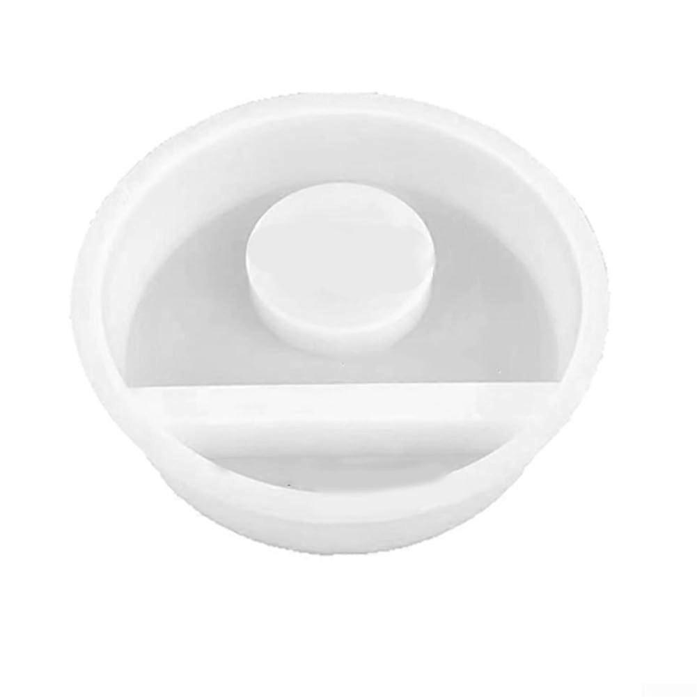 Home Shape Silicone Casting Molds for DIY Crafts and Home Decoration, Round Base, Flexible Material, Easy to Use