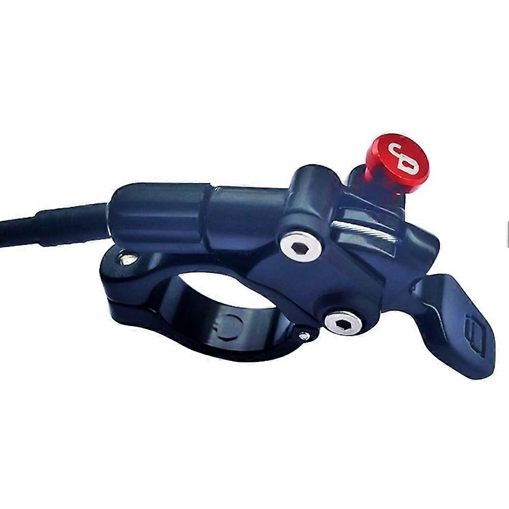 for Mountain Bike Front Fork Remote Lockout Lever Aluminium Alloy, Handlebar Mounted Control