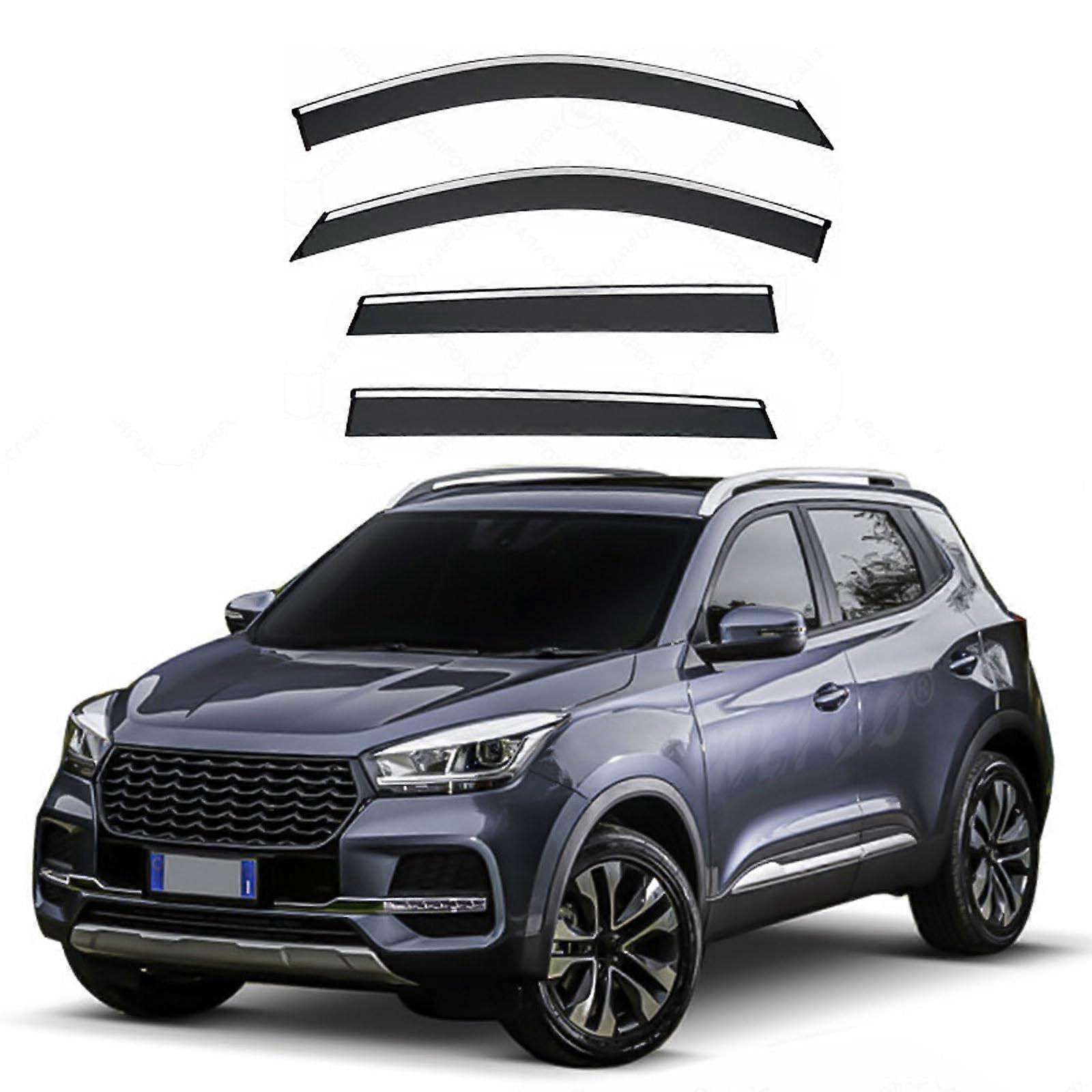 Auto Windabweiser for DR 4.0 MK1 2022-2024, Side Window Deflectors, Wind Turbulence Reduction, Rain Protection