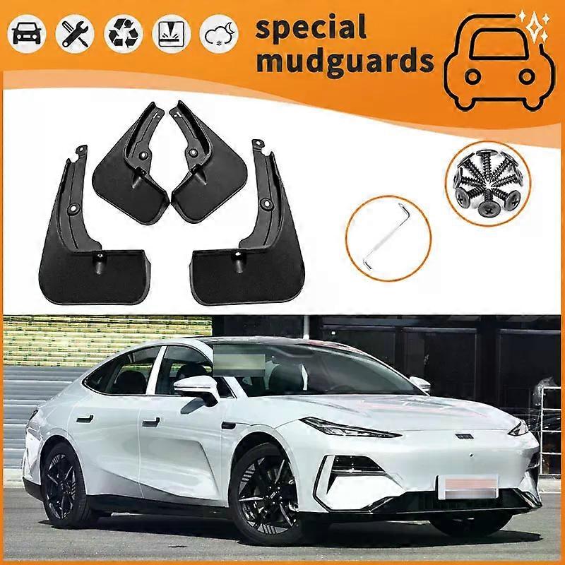 For 23-24 Geely Galaxy E8 models Mudguards Fender Mudflaps Front Rear Flares Splash Guards Cover Car Accessorie-fj