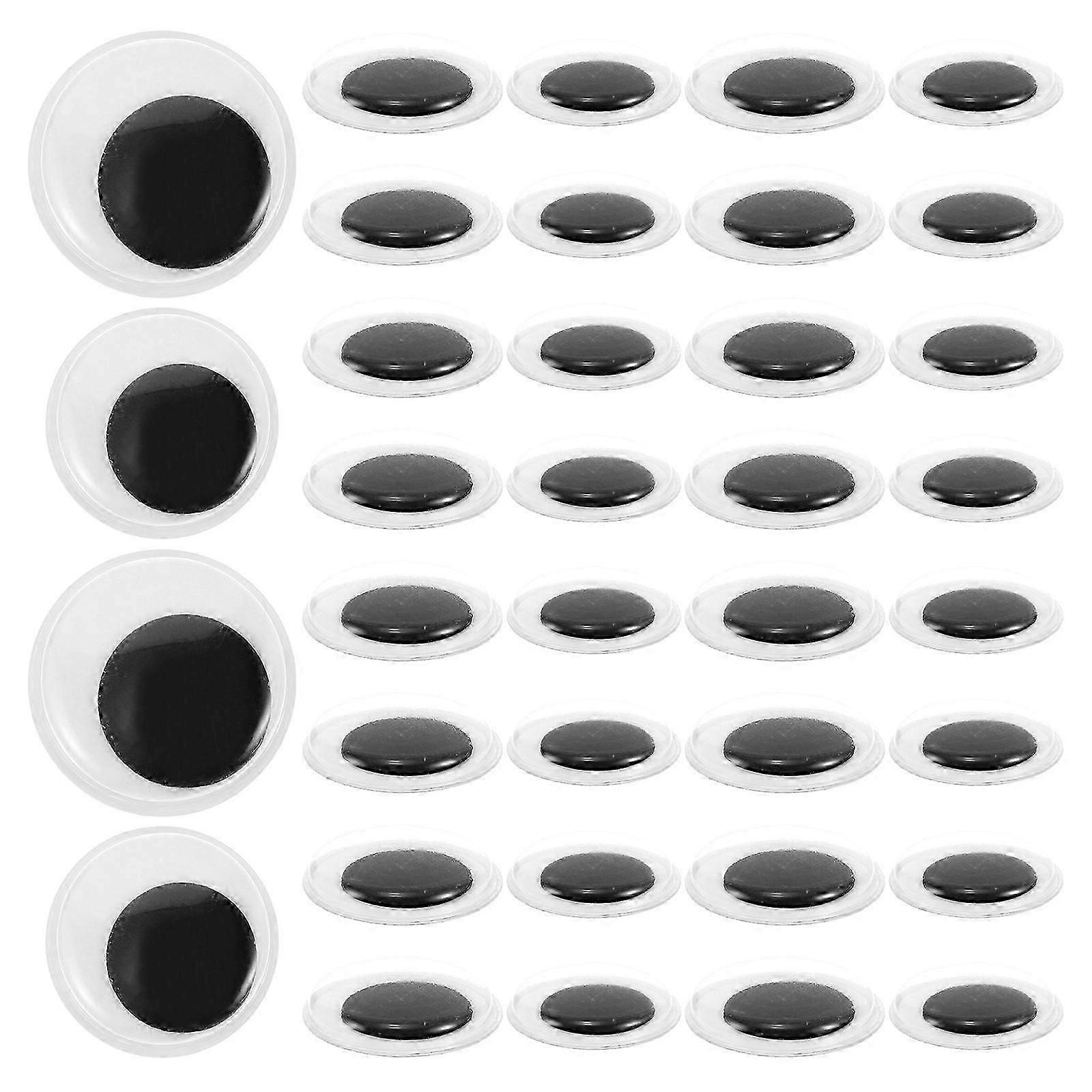 Plastic Eyes For Crafts Round Self Adhesive Decorative Use For Kids Diy Projects 25Mm 200Pcs-Good