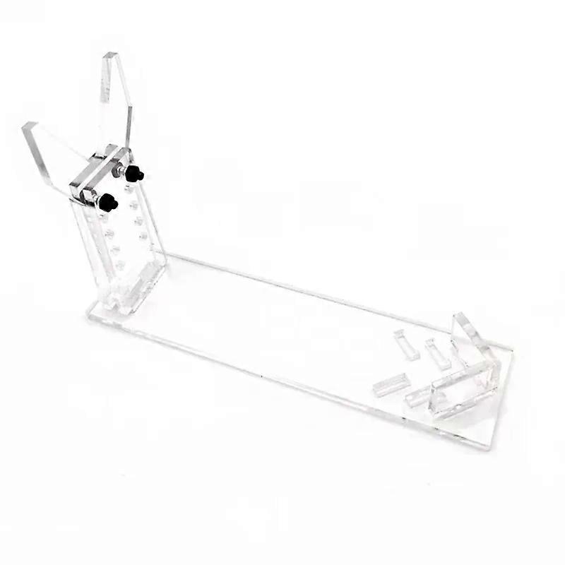 Clear Acrylic Hand Gun Display Stand Pistol Rack Holder For 5 Gears Adjustable Short Toy Gun Model Showing Rack