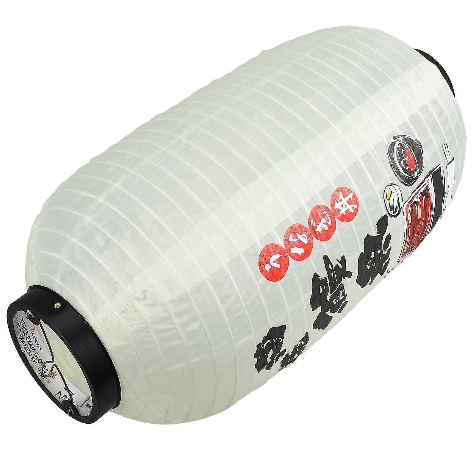 Japanese Style Paper Lantern for Decoration White Festive Hanging Props 7 Inch