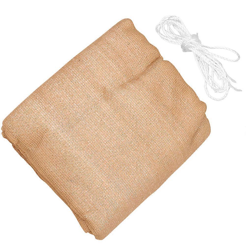 Shade Sail Waterproof Triangular Protector for Swimming Pool Hdpe Beige with 1Pack