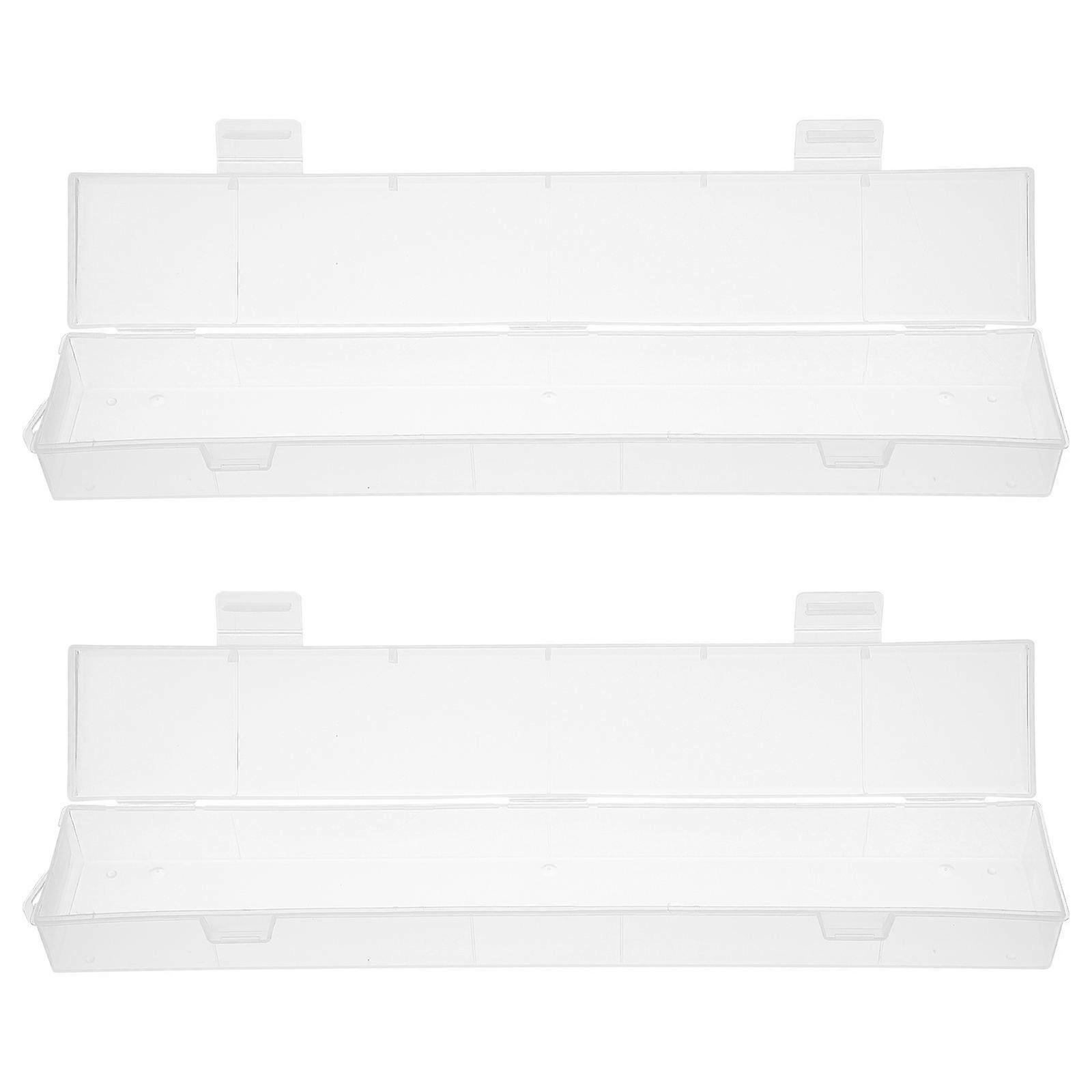 Water Chalk Storage Boxes Art Supplies Calligraphy Pen Storage Container 2Pcs