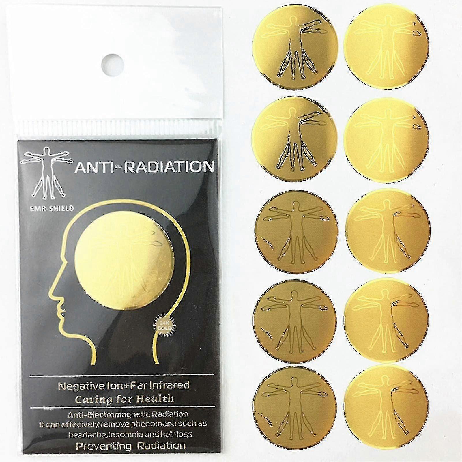 10 Pieces Phone Radiation Protection Stickers Shield Neutralizer Blocker