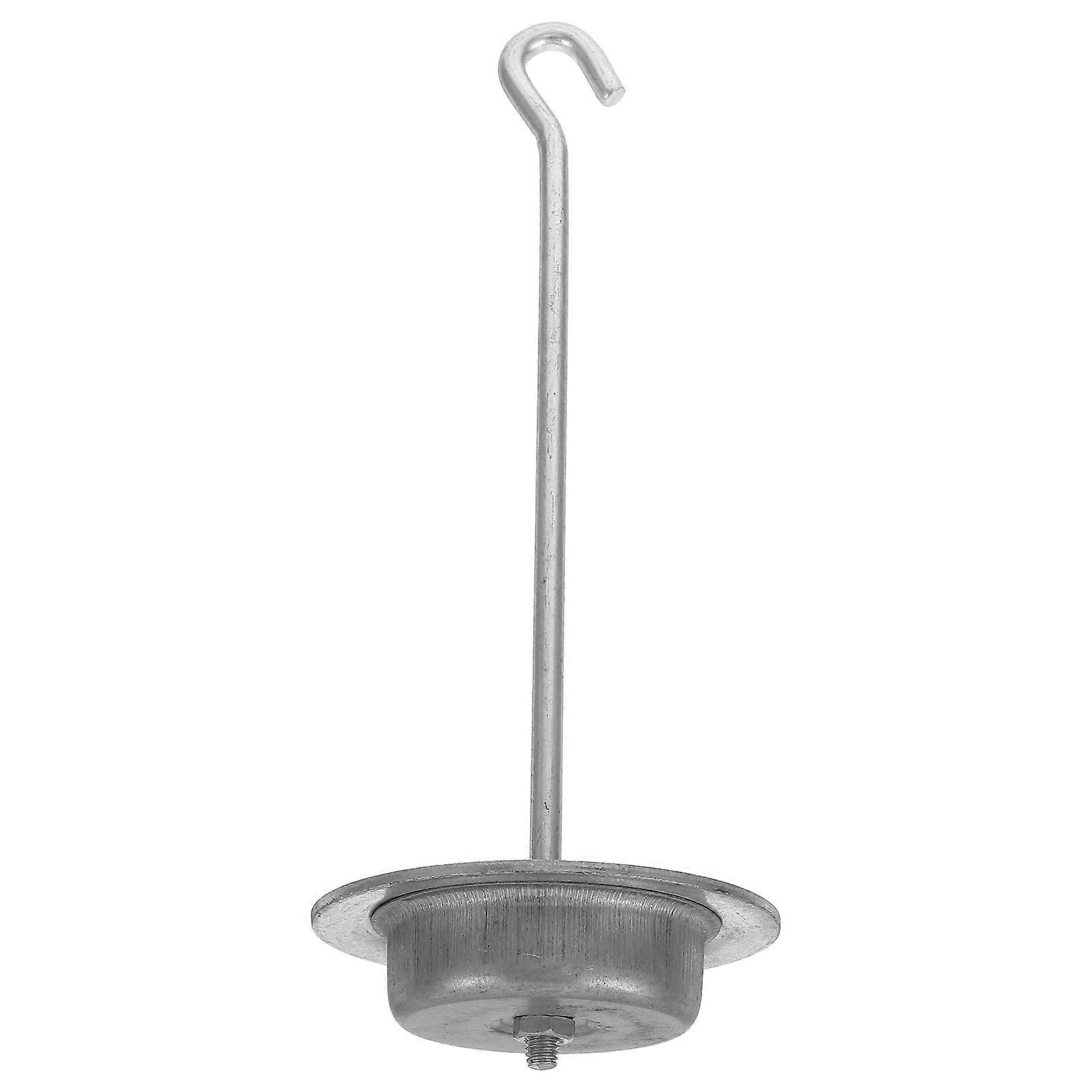 Mechanical Scale Hook Iron Silver Weight Scale Hanger for Holding with Anti-Slip Texture